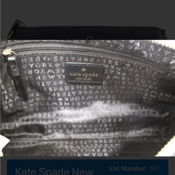 Kate Spade Black Crossbody Bag with Gold Chain - Picture 4 of 6